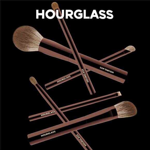 Hourglass Makeup Brush Set 10 Soft and Convenient Eyeshadow, Concealer, Stucco - Picture 2 of 5